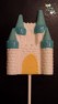 3511 Castle Chocolate or Hard Candy Lollipop Mold